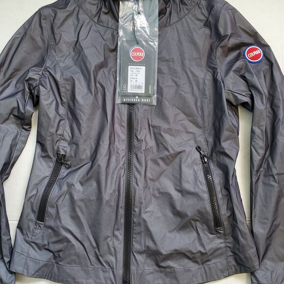 Colmar Slim Fit Jacket With Gathered Collar Code 1917 1VQ ES21 99 Black Sz 4 NWT - Picture 2 of 11